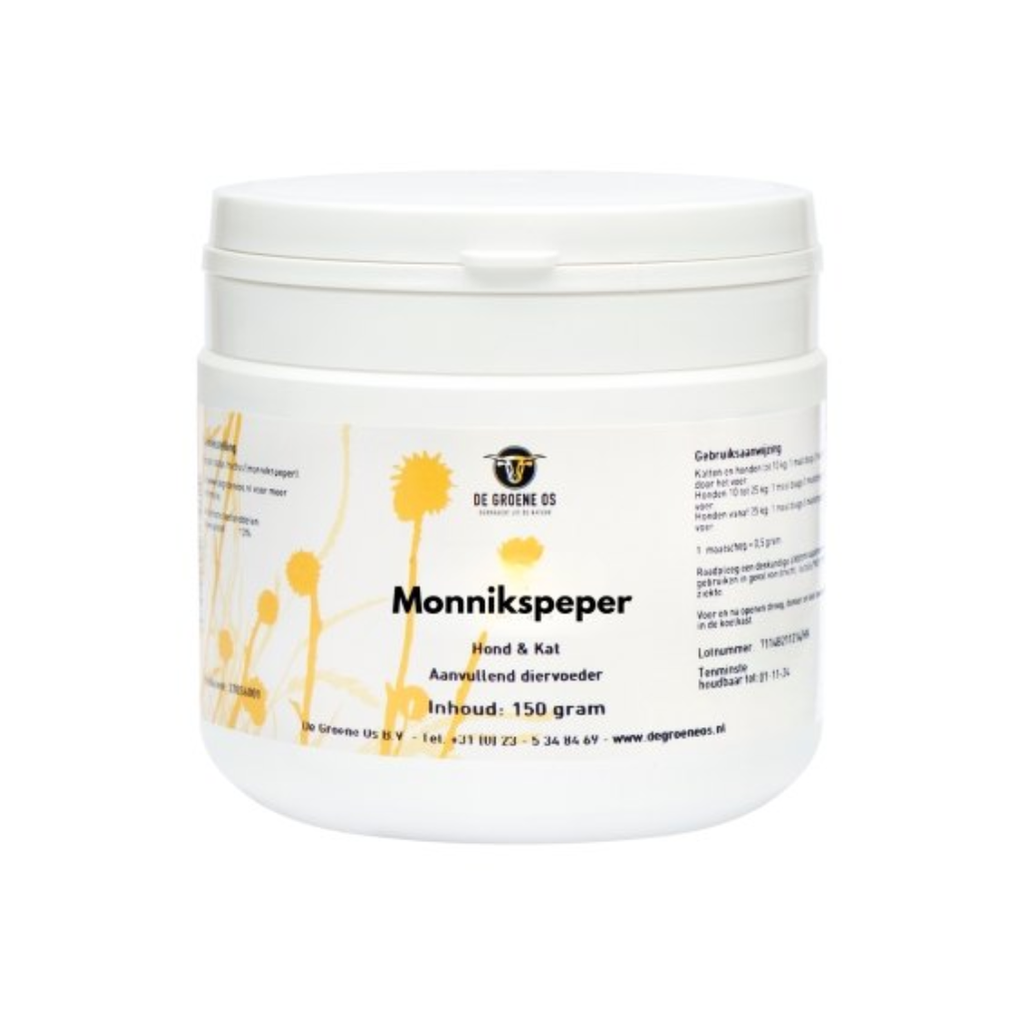 De Groene Os - Monnikspeper hond & kat