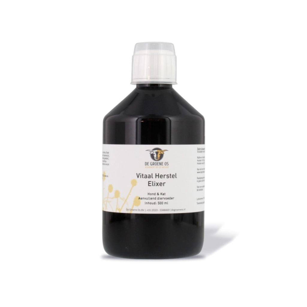 De Groene Os - Vitaal herstel Elixir hond & kat